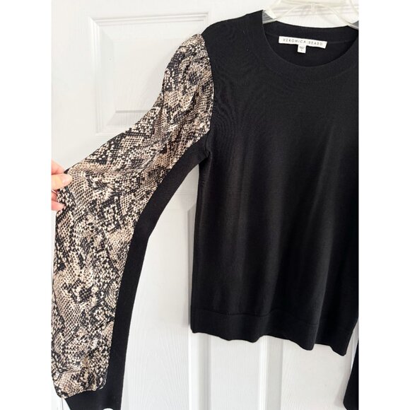 Veronica Beard "Adler" Mixed Media Sweater, size Small - Picture 4 of 9